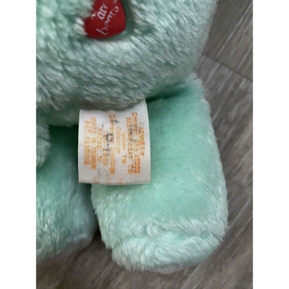 CARE BEARS GREEN BEDTIME BEAR MOON STAR STUFFED ANIMAL PLUSH TOY 1983 13” - Picture 8 of 12